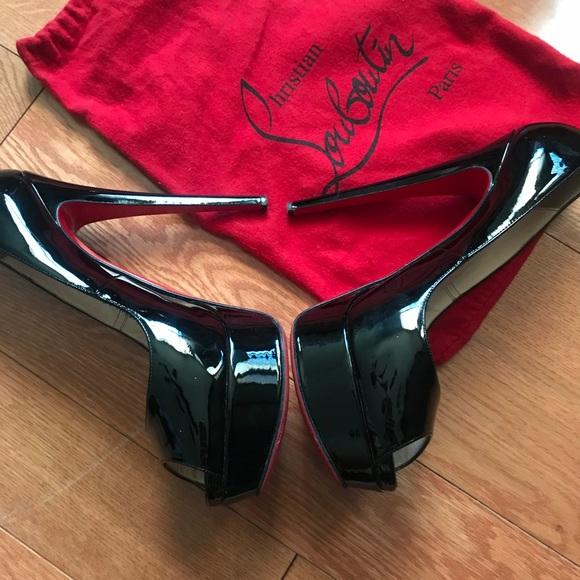 Christian Louboutin Lady Peep 150mm Patent - Picture 4 of 7